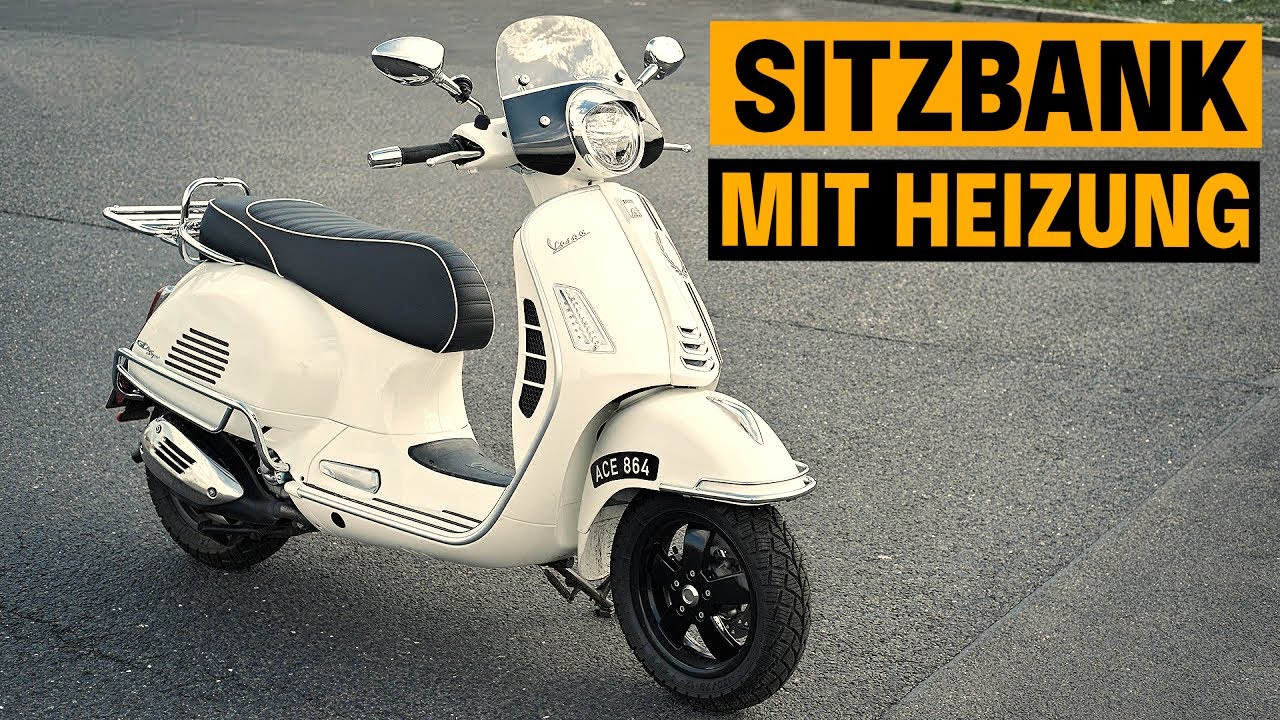 Vespa Gts 300 - Neue Sitzbank mit Sitzbankheizung !