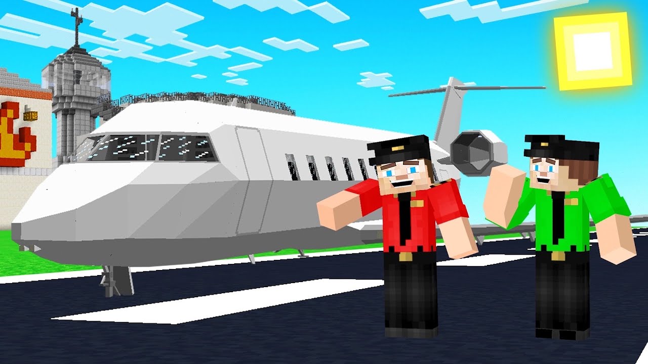 We Became PILOTS In MINECRAFT! (dangerous)