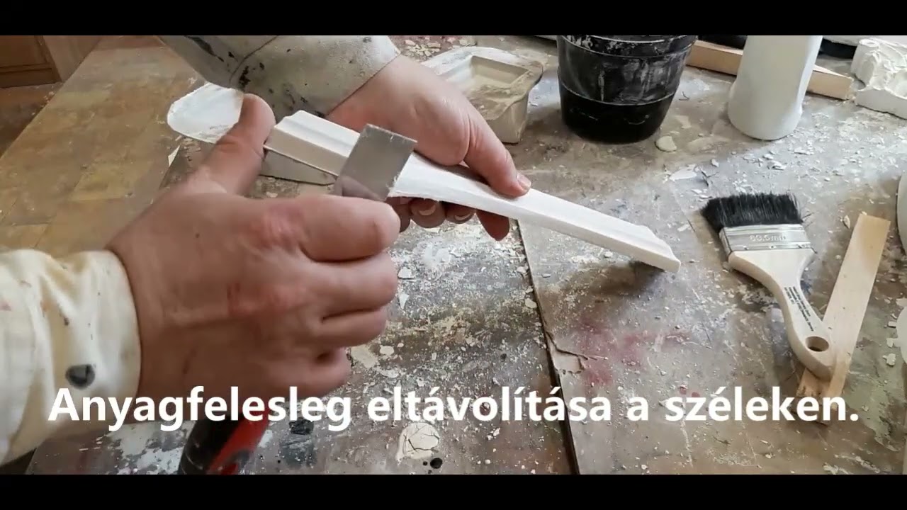 Sarokelem ut&oacute;munk&aacute;latok Gipszből Stukk&oacute; Szobafestő tananyag