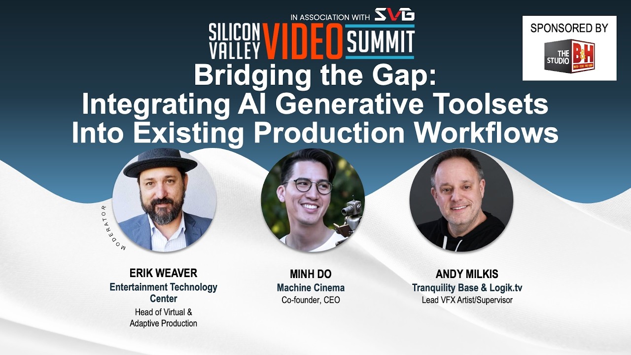 Integrating AI Generative Toolsets Into Existing Production Workflows.  Presented by The Studio B&H