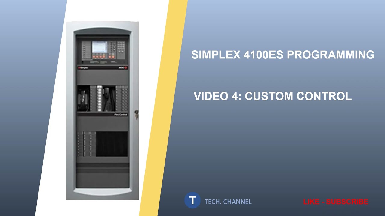 Simplex 4100ES Programming Video 4 of 5