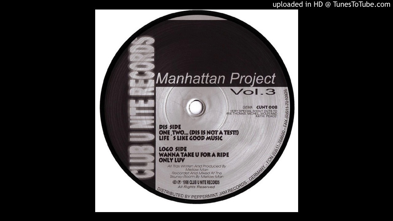 Manhattan Project - Only Luv (Club U Nite, 1998)