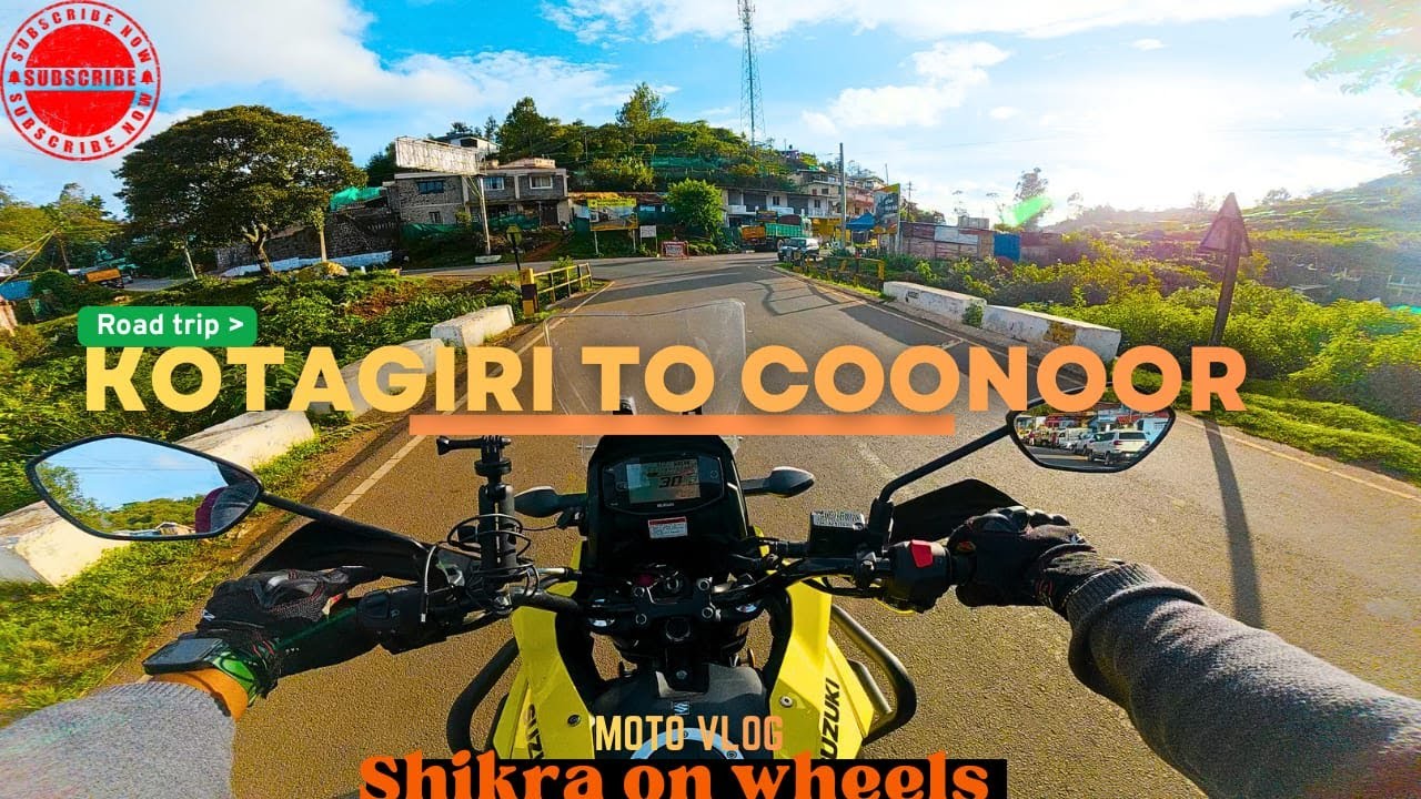 Kotagiri to Coonoor road trip | scenic Hills Ride On Suzuki V-Strom SX250