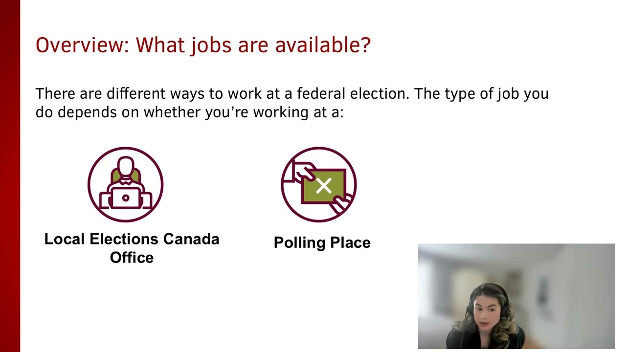 Working at a federal election