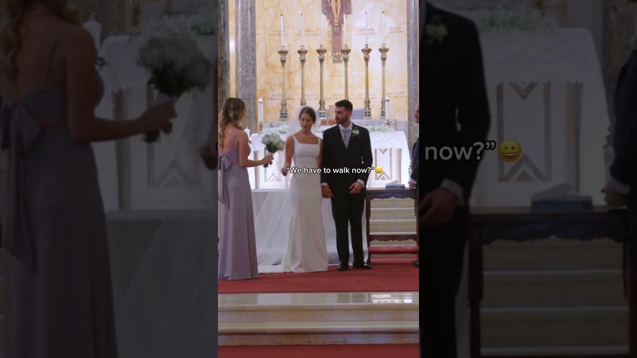 When you have no idea what&rsquo;s going on during your wedding ceremony😭 #shorts #wedding #couple