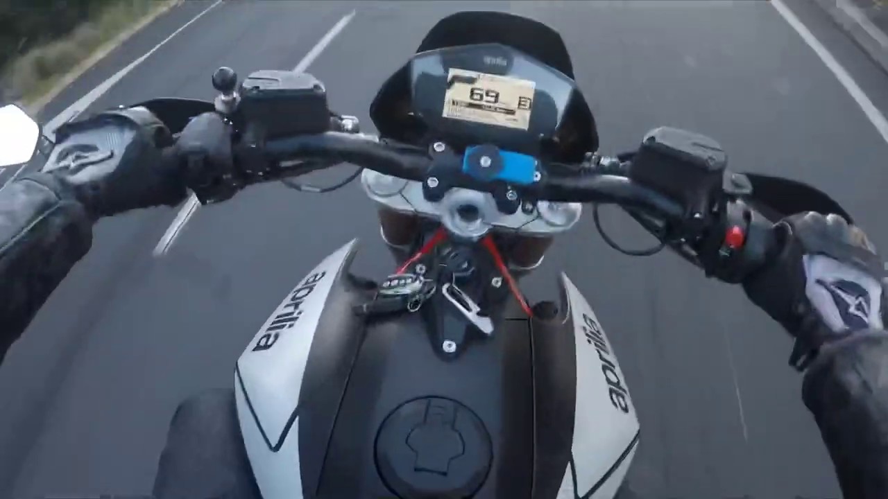 First ride on the Aprilia Dorsoduro 900.