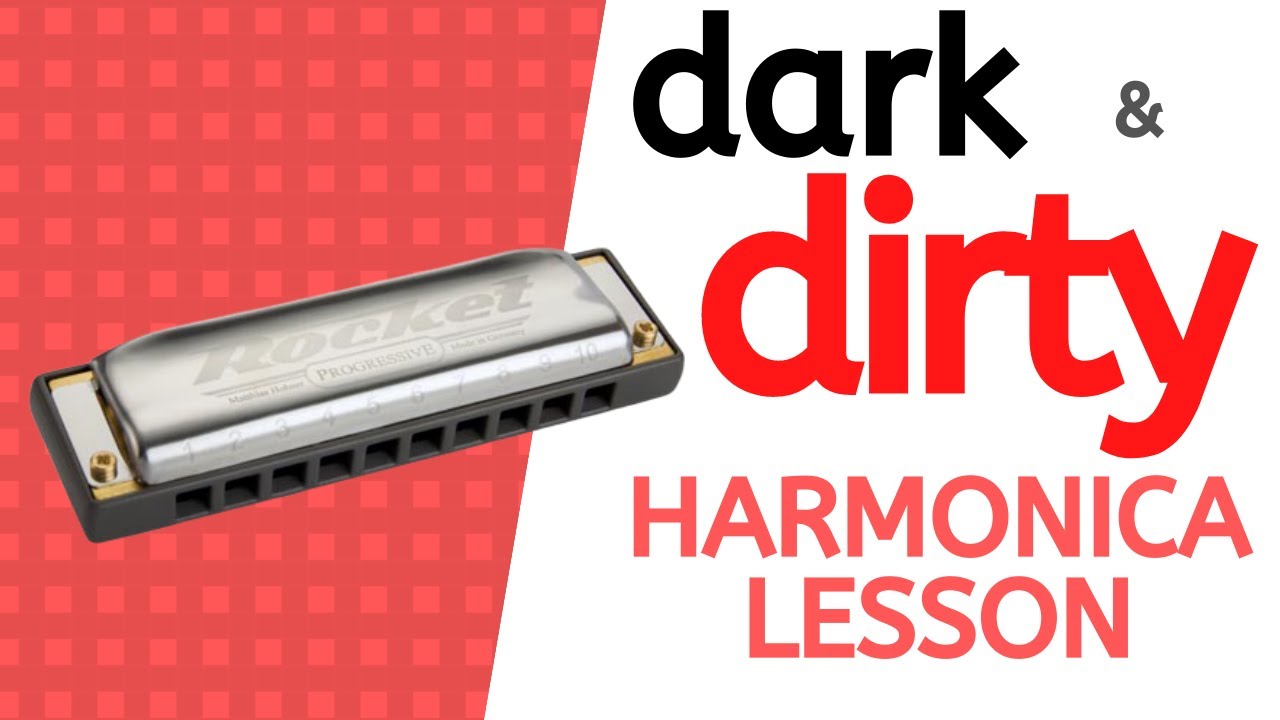 Dark, dirty 1st position blues harp (slow blues harmonica lesson 7)