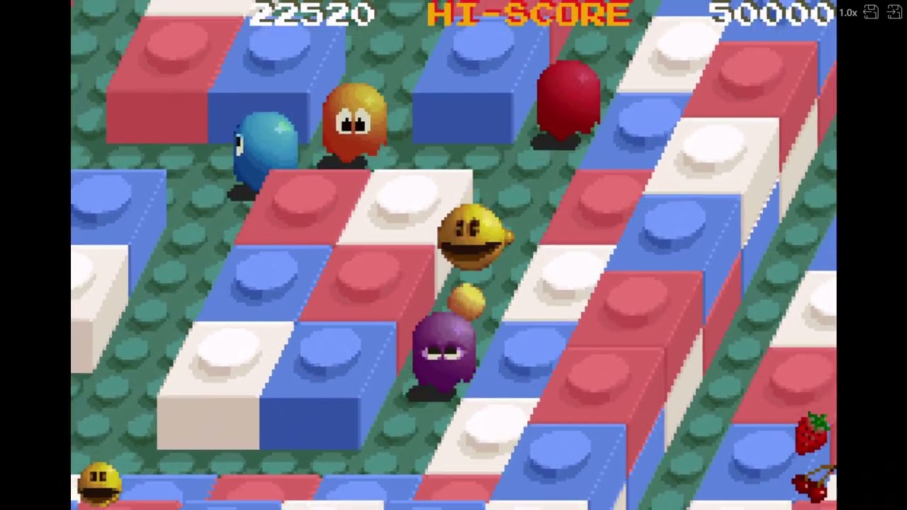 GBA Pac-Mania gameplay (62100 pts)