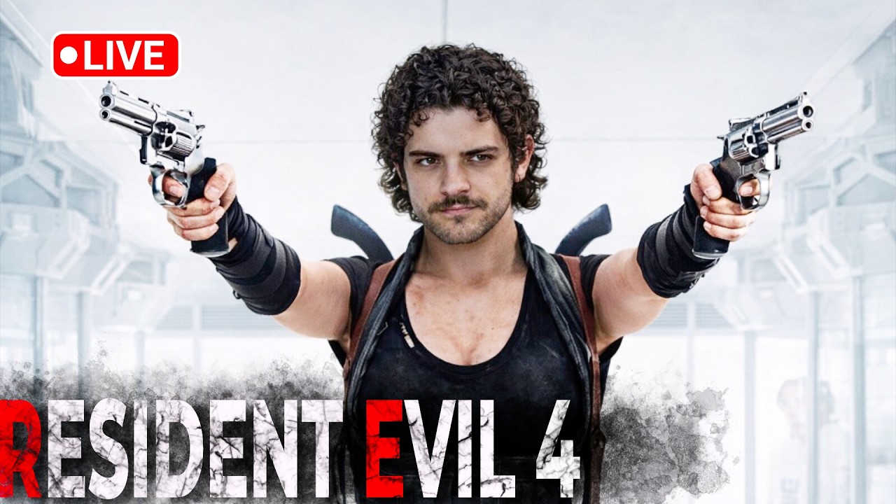 🔴LIVE - Playing Every Resident Evil Game before 9 (Resident Evil 4)