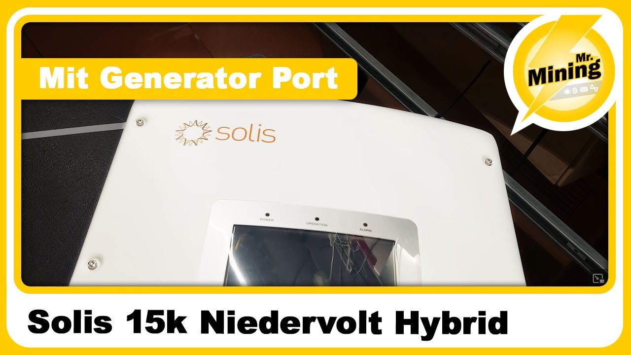 Der deye Killer? Solis 15k Niedervolt Hybrid mit Generator Port