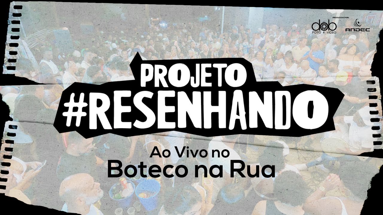 Projeto Resenhando Ao vivo no Boteco na Rua
