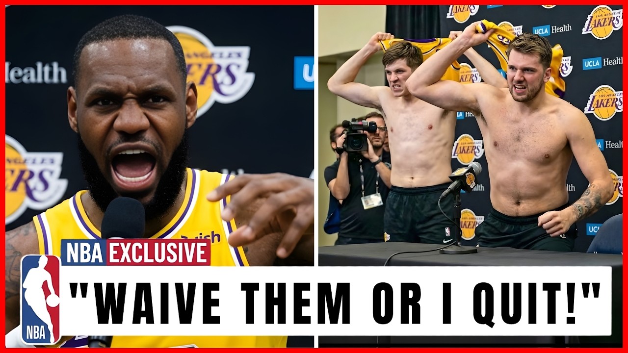 SHOCKING: LeBron FORCES Lakers To WAIVE Luka Dončić And Austin Reaves Over Bronny Mockery!