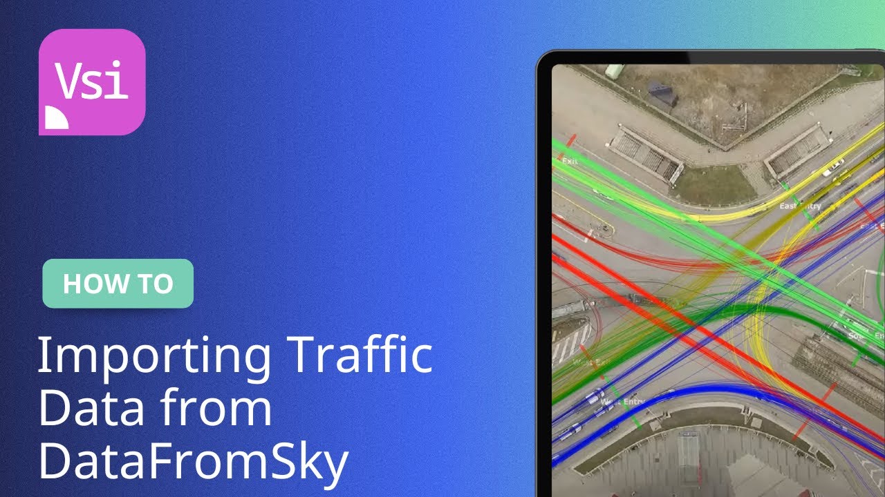 Importing Traffic Data from DataFromSky | PTV Vissim | Tutorial