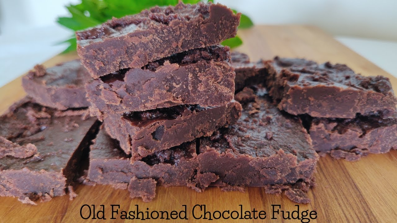 Old fashioned chocolate fudge