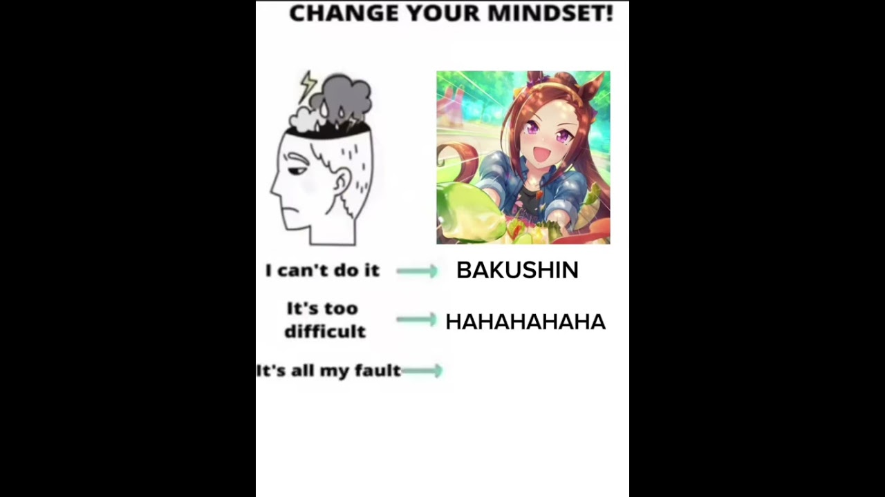 Bakushin motivation!!   #umamusume #meme #memes