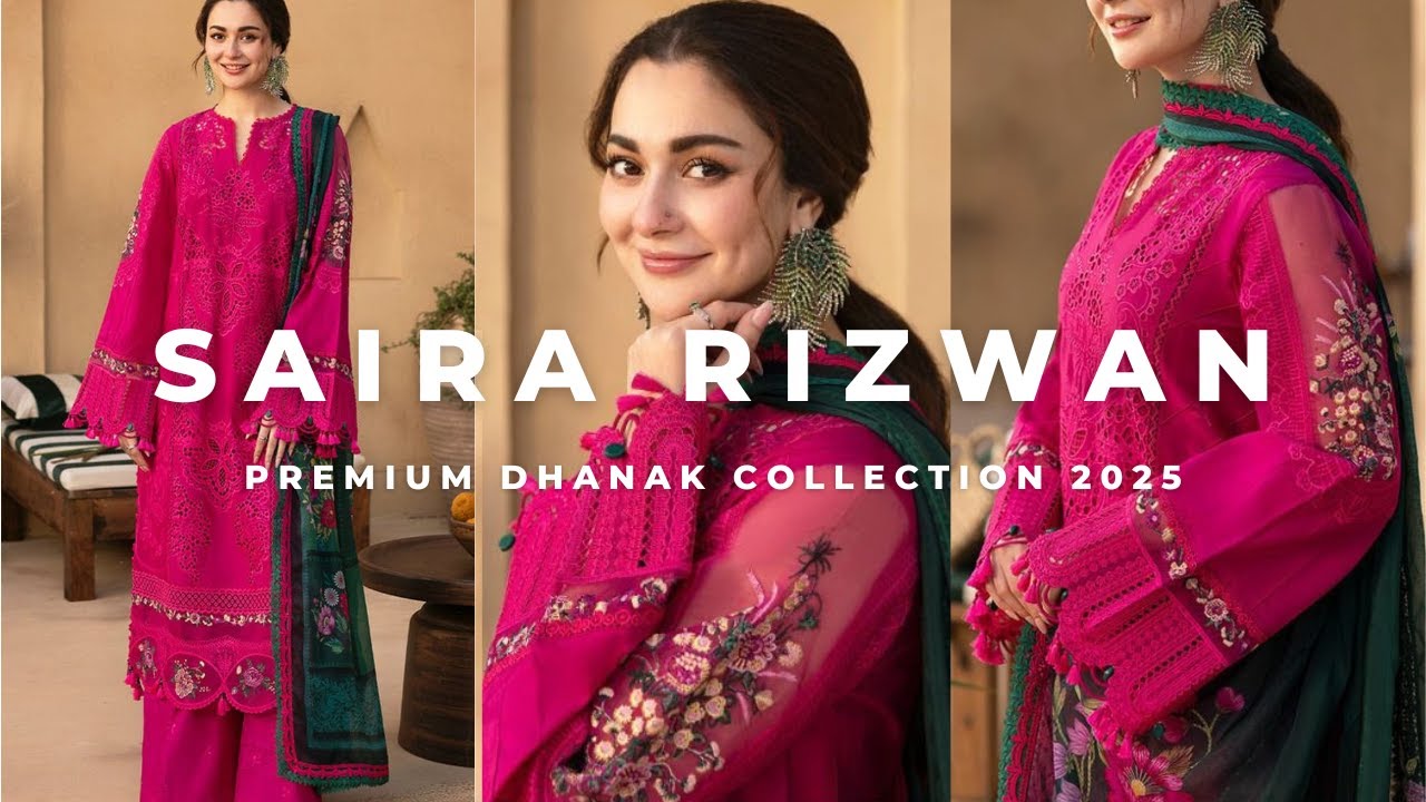 Saira Rizwan Premium Dhanak Collection 2025 | Heavy Embroidered Collection | #sairarizwan #nebulix