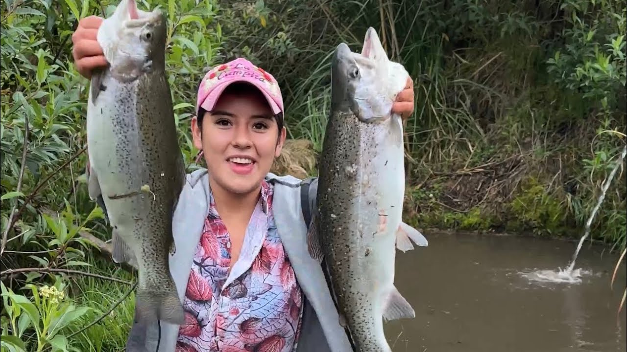 Pescando Trucas por Primera Vez y así las Prepare ~ Saida ZC ~ 💚