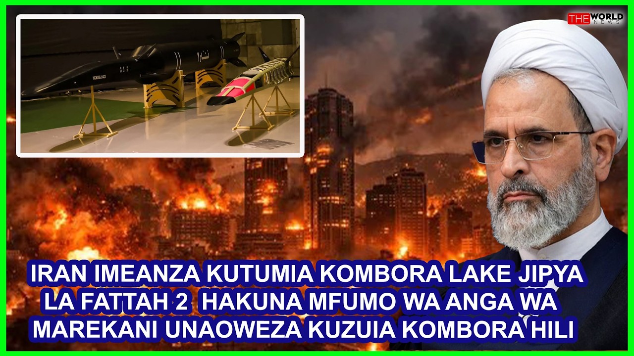 IRAN IMEANZA KUTUMIA KOMBORA LAKE LA FATTAH 2  HAKUNA MFUMO WA ANGA UNAOWEZA KUZUIA KOMBORA HILI