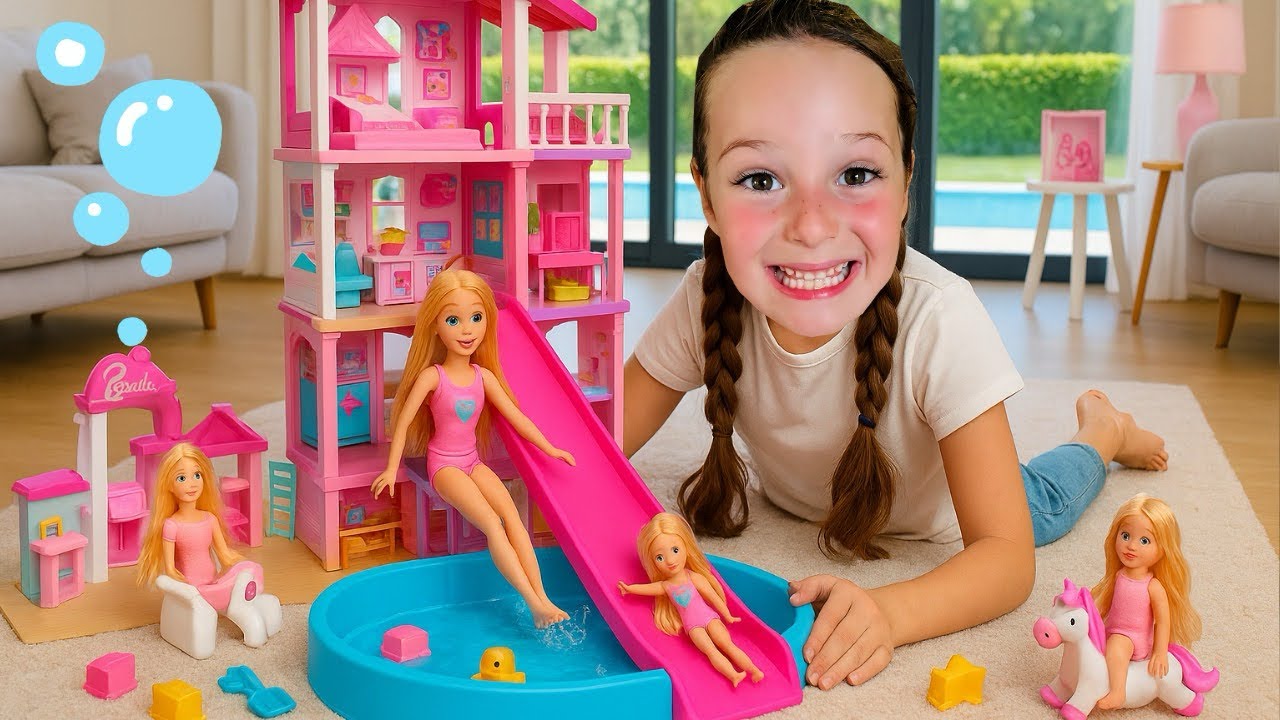 ADA BARBİE R&Uuml;YA EVİ KURUYOR! EN EĞLENCELİ OYUNLAR!
