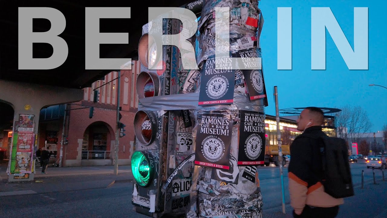 Kreuzberg-Friedrichshain Berlin Walking 3 🇩🇪 Germany 2019 [4K] Warschauer Straße, Oberbaumbrücke