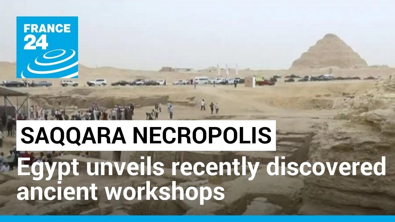 Tombs in Saqqara necropolis: Egypt unveils recently discovered ancient workshops &bull; FRANCE 24