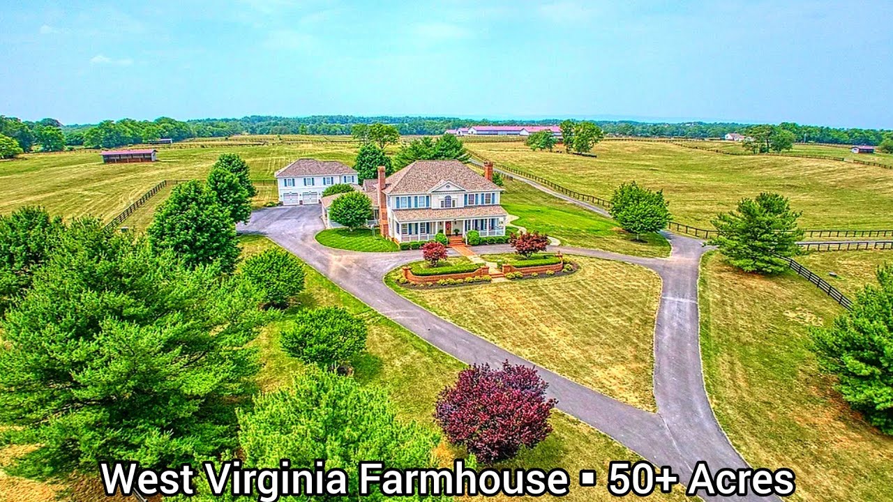 West Virginia Farmhouse For Sale | 50 Acres | West Virginia Land For Sale | Farmland With Fencing 2m