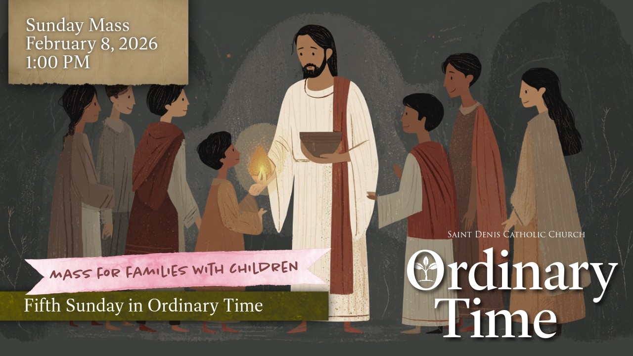 Mass, Sunday at 1:00 PM (2/8/2026)