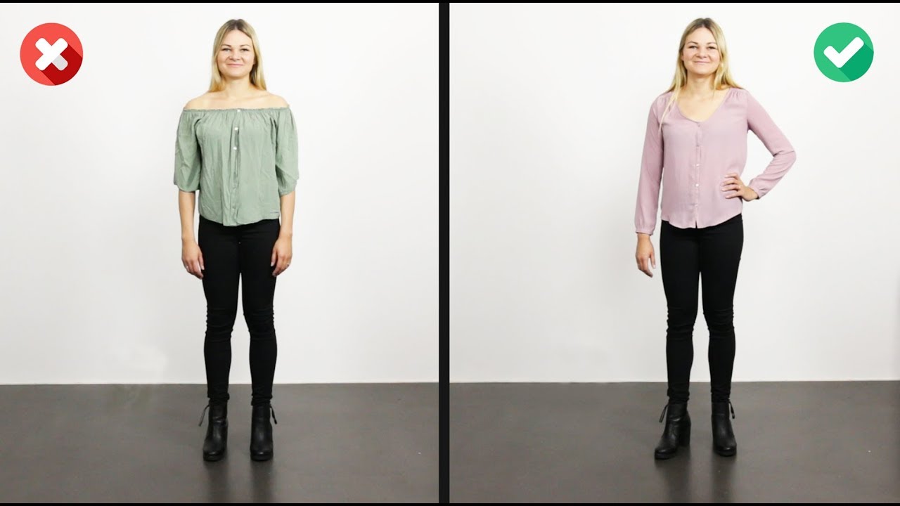 How To Widen Hips and Reduce Broad Shoulders | 6 Outfits