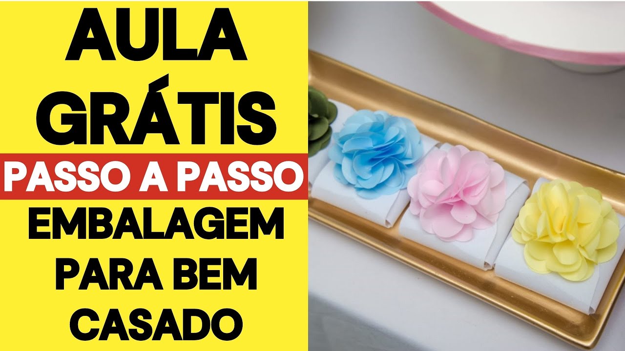 Aprenda a Fazer 2 Embalagens para Bem Casado
