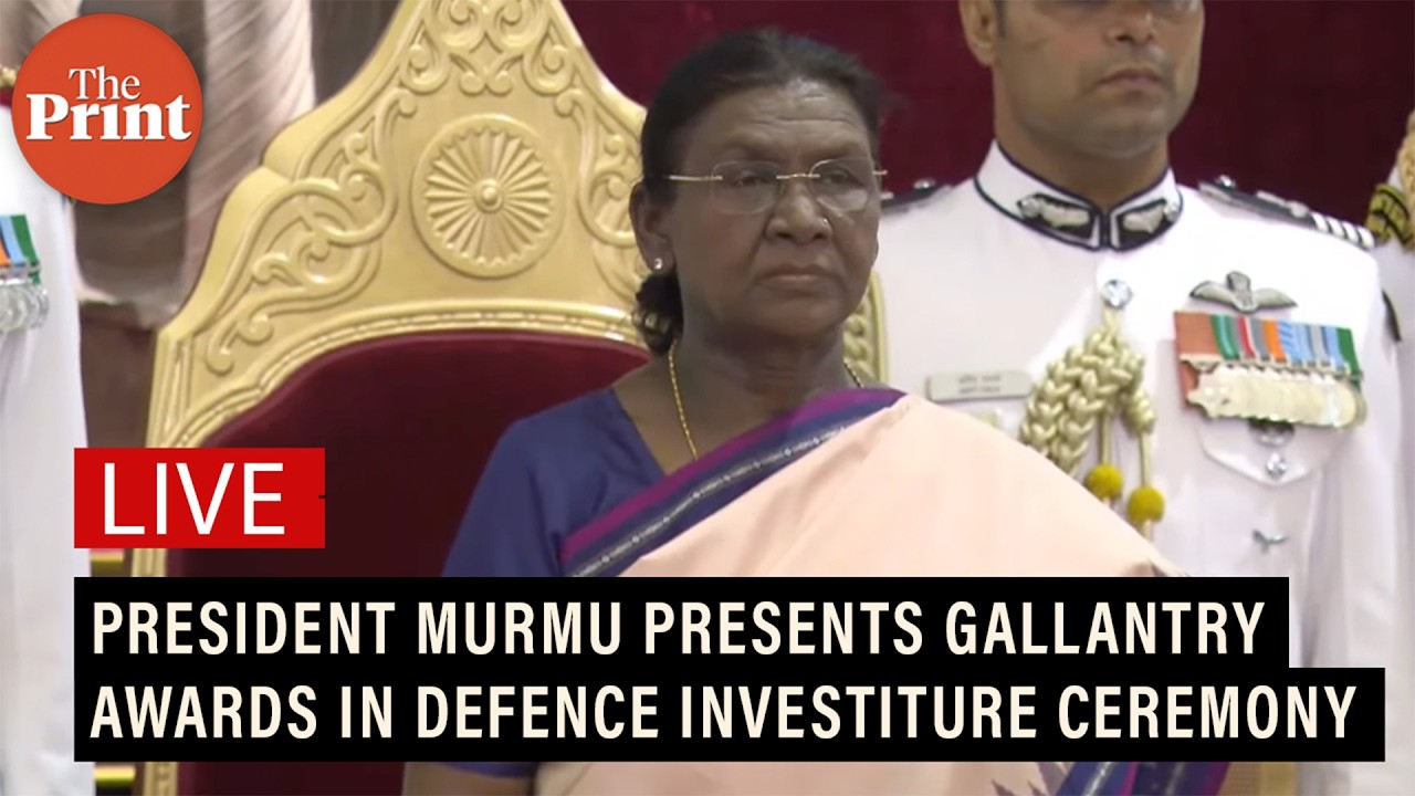 LIVE: President Murmu presents Gallantry Awards at Defence Investiture Ceremony 2026