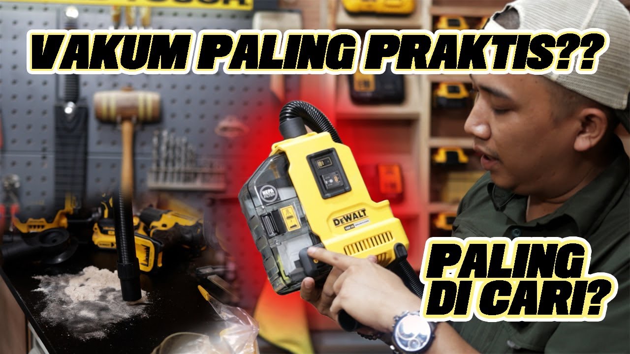 Vakum Mini Tapi Viturnya Segudang!! Dewalt Mini Vacuum - DWH161N 18V