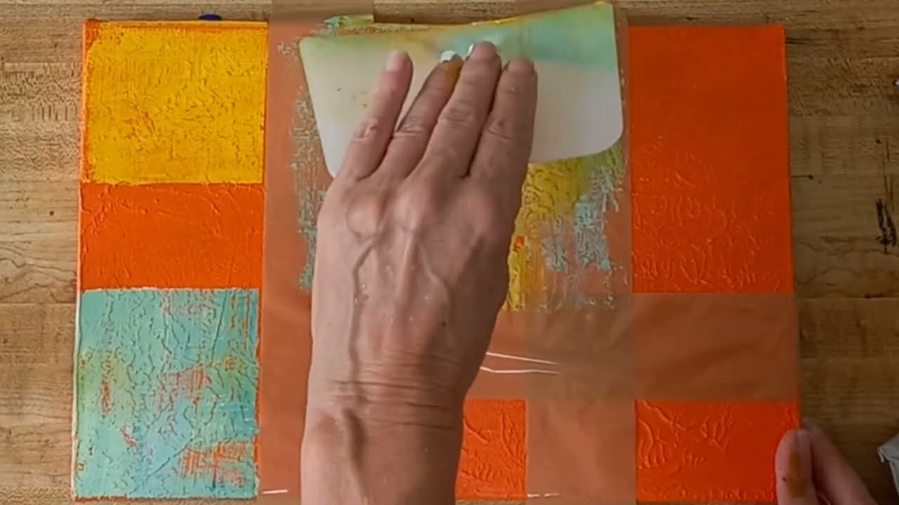 QUADRO ABSTRATO EM 4 MINUTOS | Abstract Art