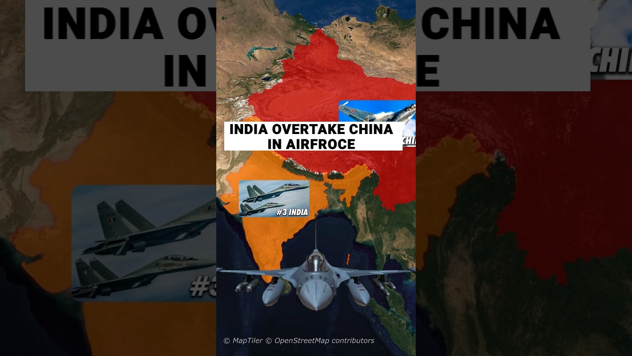 🚨How India Overtakes China in Air Force Ranking..🇮🇳