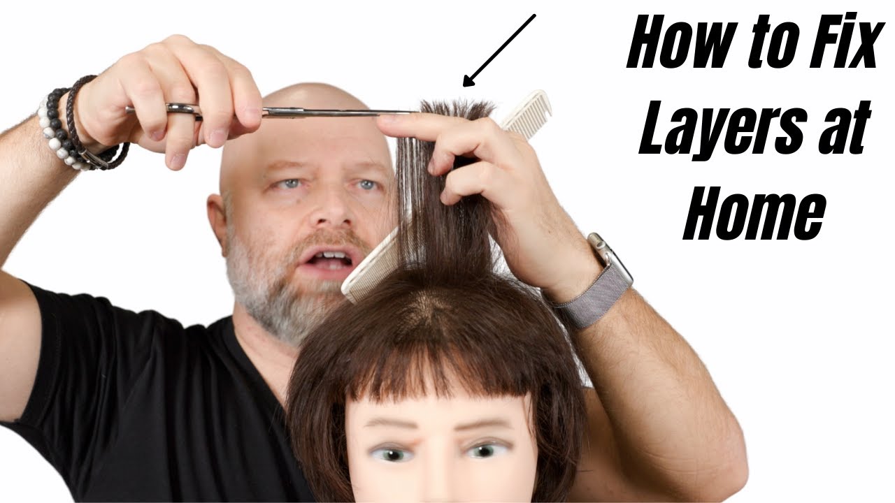 Haircut Tutorial - How to Fix Uneven Hair - TheSalonGuy