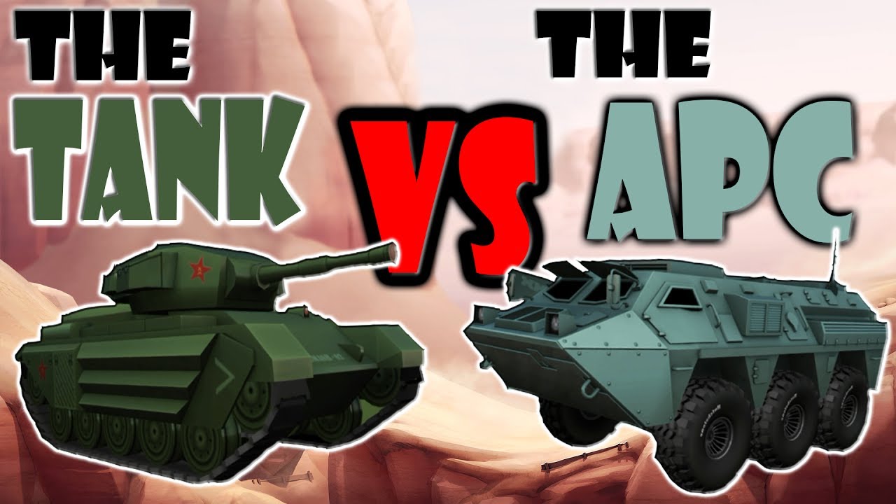 The TANK VS The APC - MMX Hill Climb / Dash