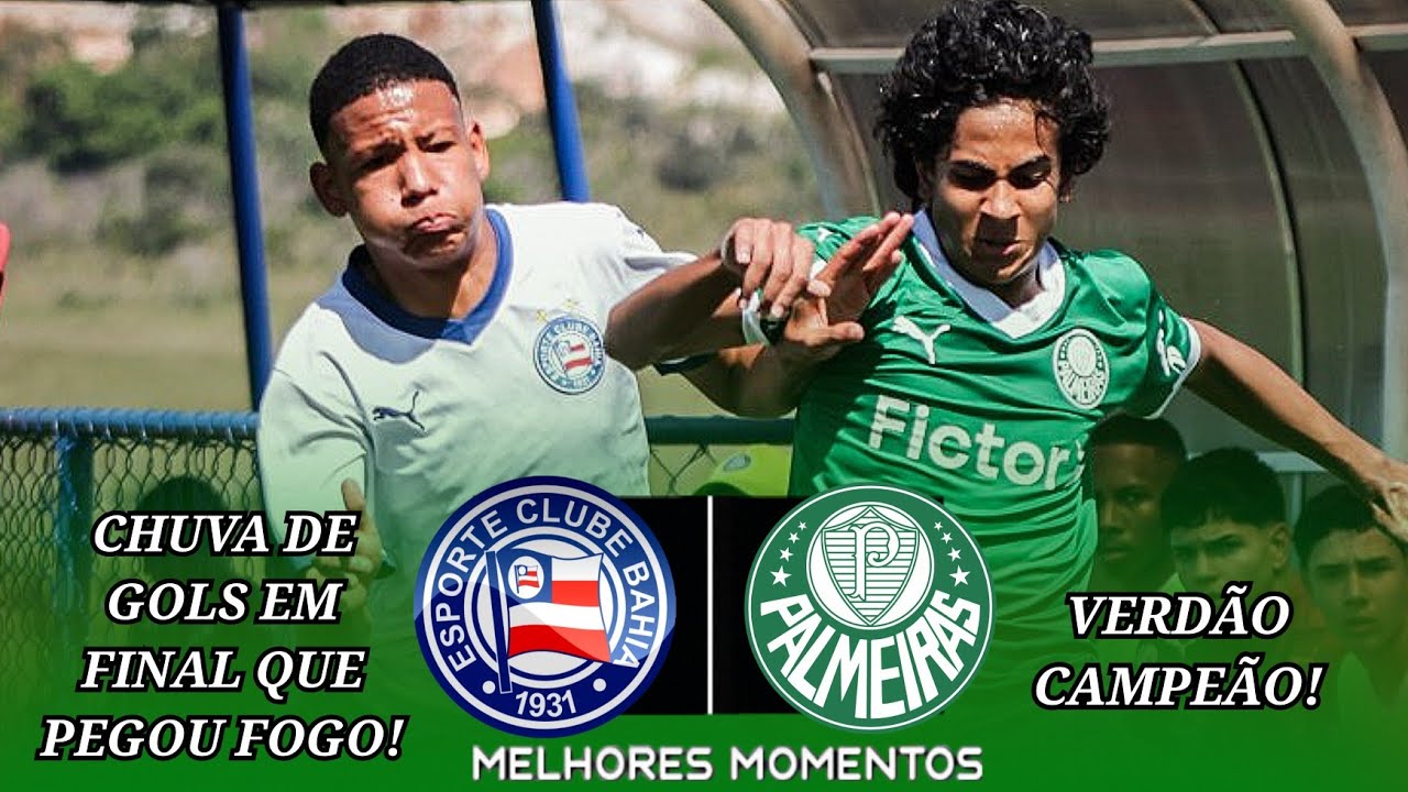 Bahia x Palmeiras | Gols e Melhores Momentos | Final Bull´s Cup Sub16 2026