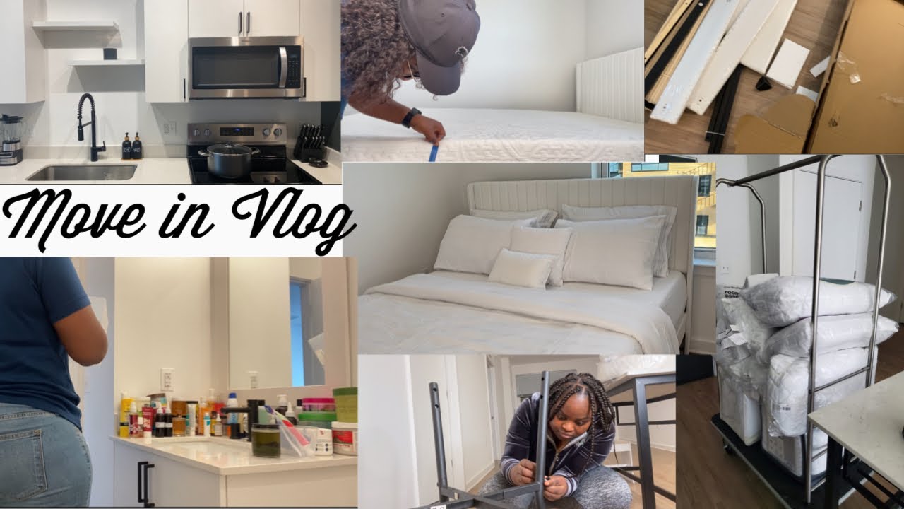 MOVING INTO MY FIRST APARTMENT IN THE US | NEW BEGINNINGS! | MOVE IN VLOG