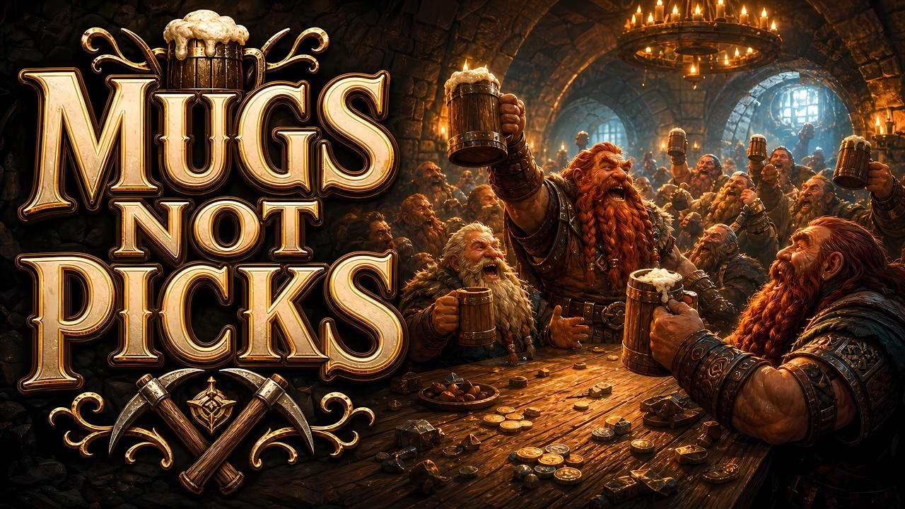 Dwarven Tavern Song 🍺 Not With Picks, But With Mugs | Epic Fantasy Ale & Forge Ballad