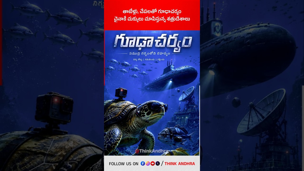 తాబేళ్లు, చేపలతో గూఢాచర్యం | చైనాకే చుక్కులు చూపిస్తున్న శత్రుదేశాలు! #SpyAnimals #intelligence