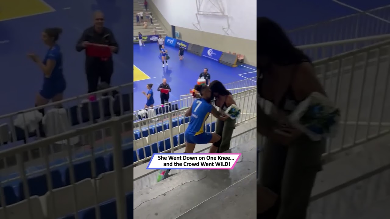 She Proposed After the Game… and the Crowd Went Wild|| Heartsome 💖