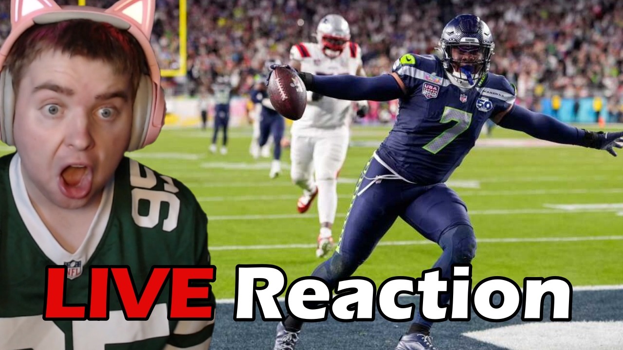 LIVE reaction to Patriots vs Seahawks Super Bowl LX 2/8/26!!