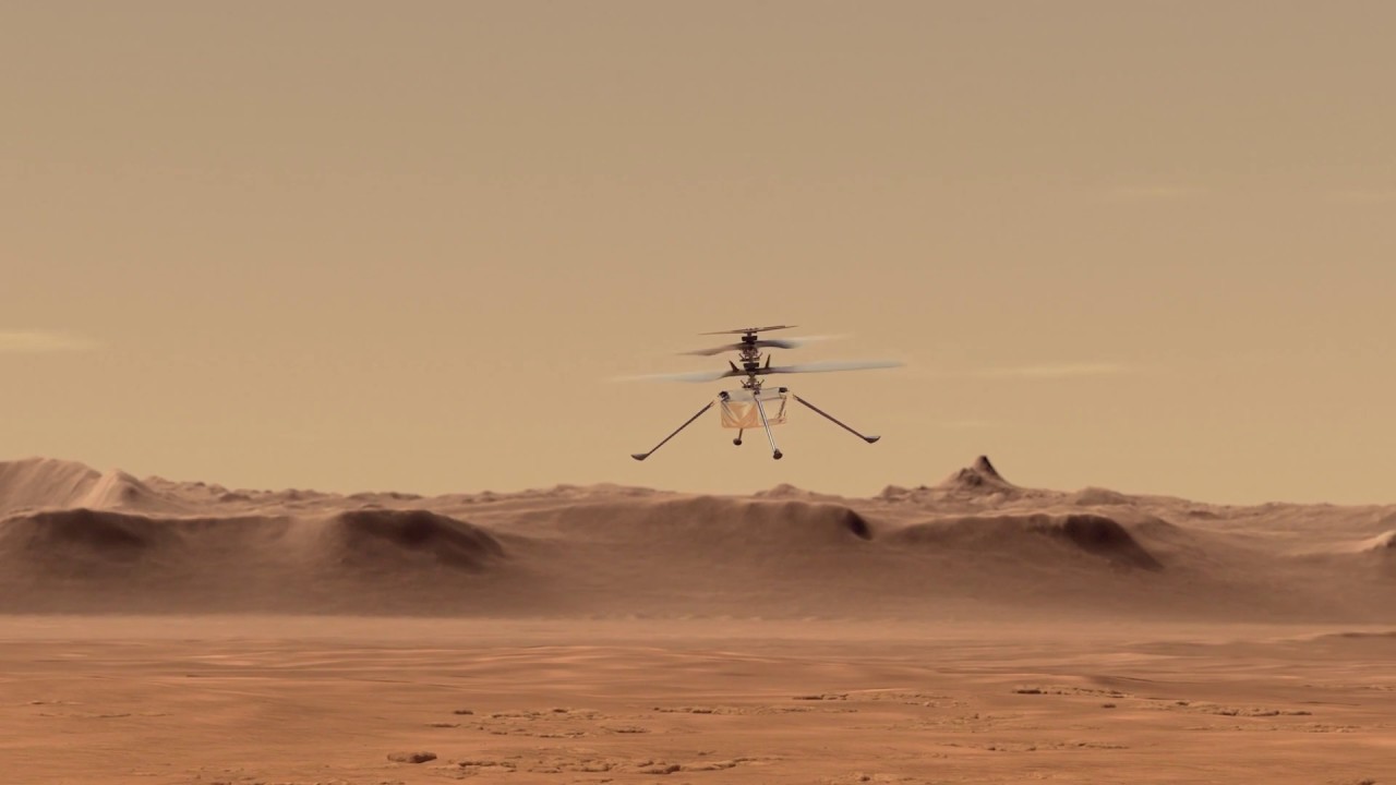 NASA Mars Helicopter Ingenuity Animations