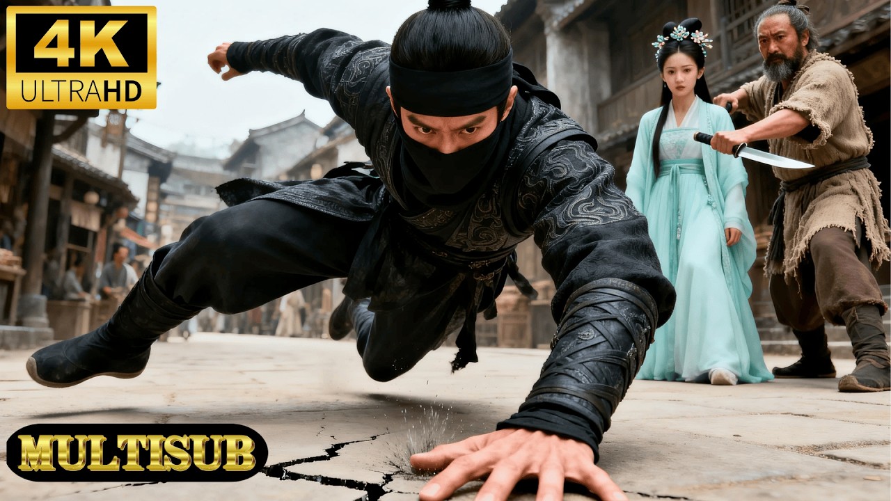 侯门千金救下的乞丐，竟是江湖闻名的杀手，刀锋抵喉之际少侠一剑封喉！#movie #武侠 #martialarts