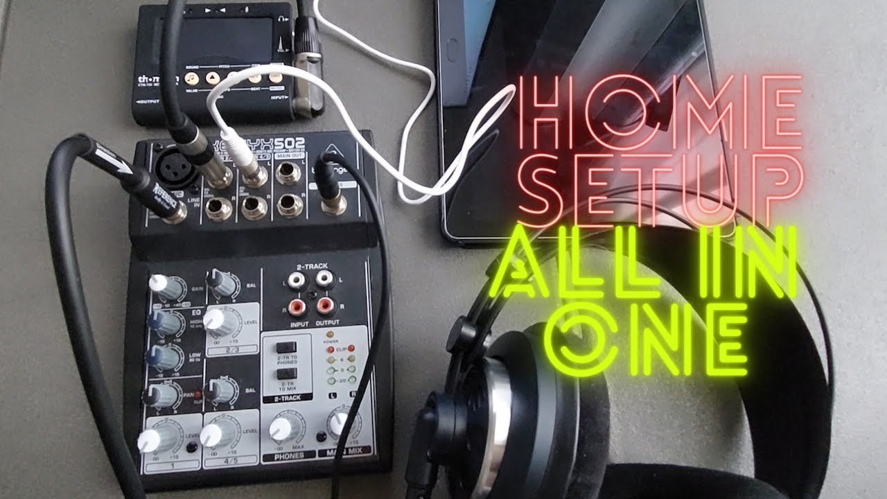 Behringer XENYX 502 Home Setup