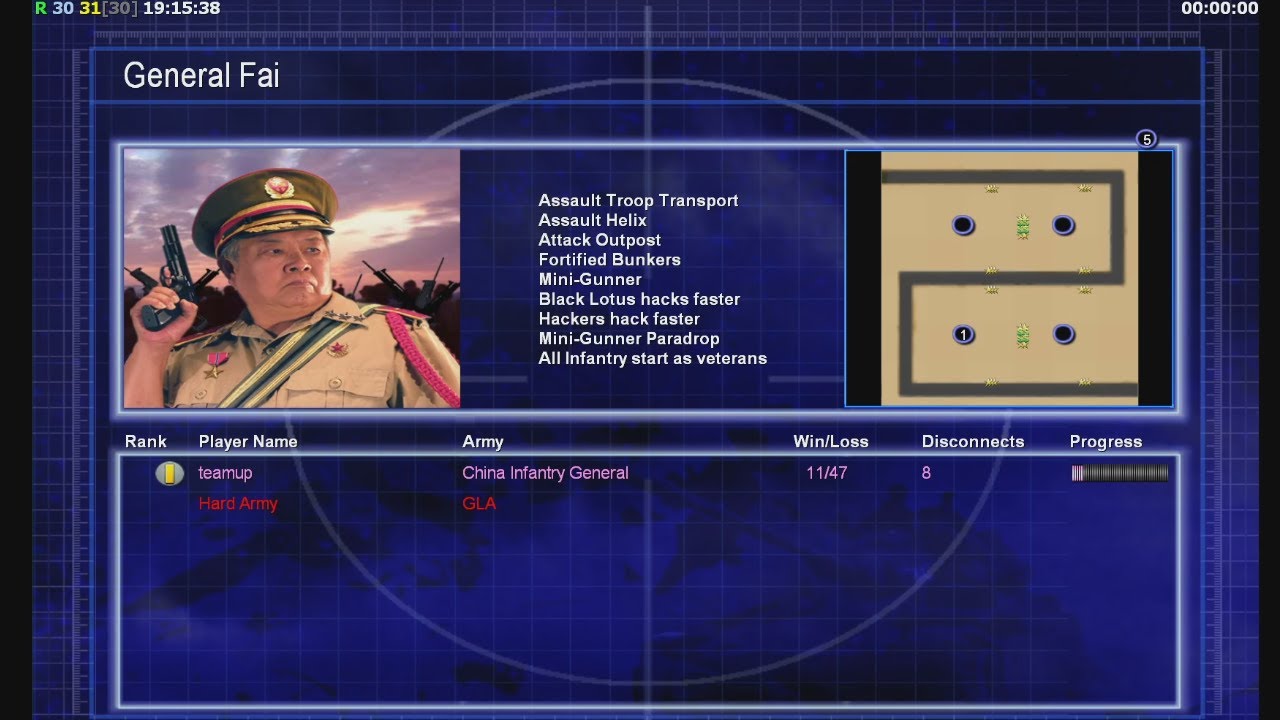 C&C Generals Zero Hour AOD (1 player only) 'General's Powers'