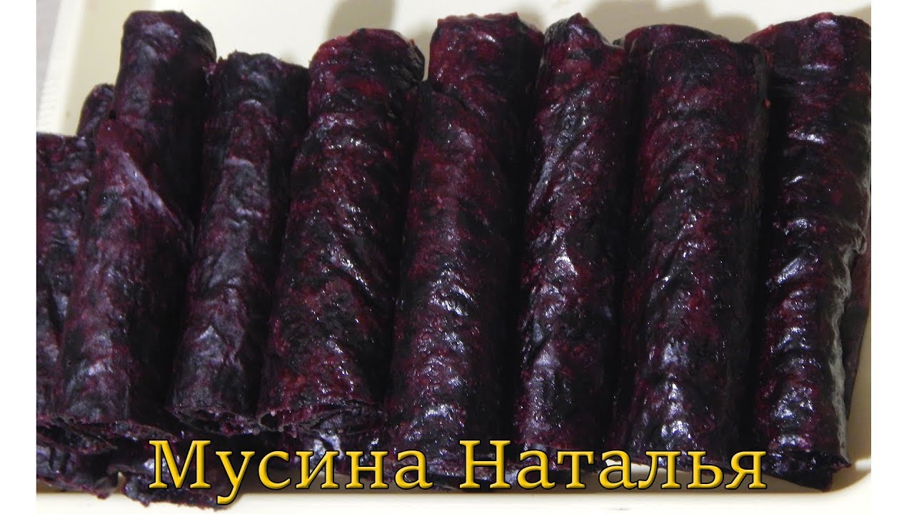 Пастила из смородины с бананами в электросушилке
