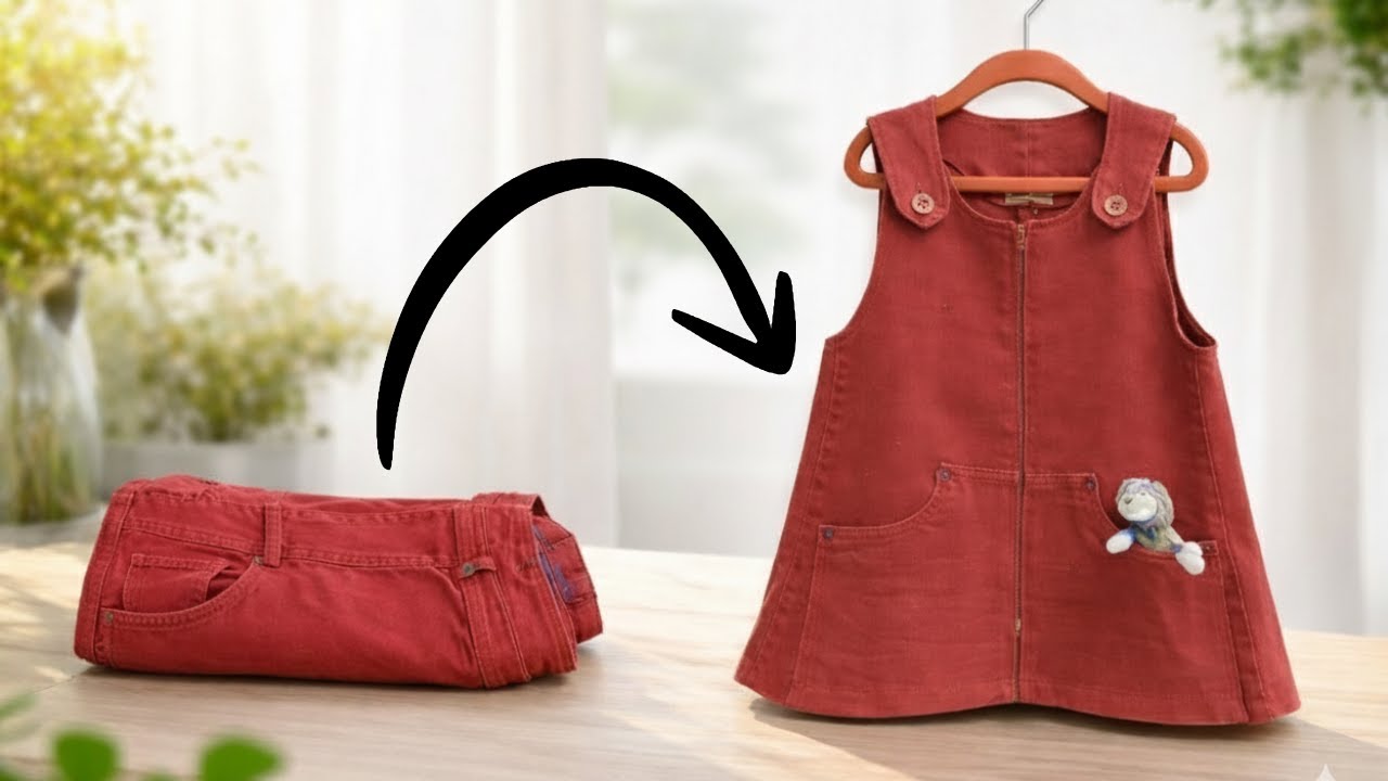 Want to throw away your old jeans? Turn them into a trendy and stylish outfit.👗