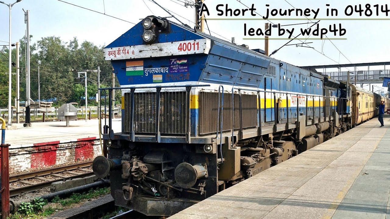 A Short Journey Etawah Junction to Tundla Junction by 04814 Dnr-bgkt Special fare Special...
