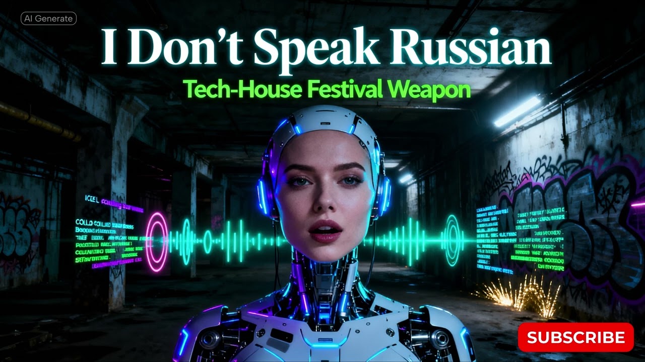 Я не говорю по-русски (Техно-хаус, вокальный дроп, 2025) | Фестивальный гимн, хит