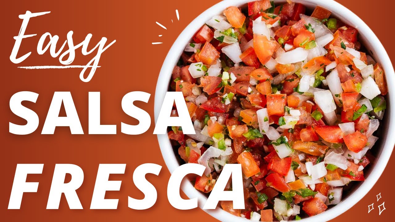 Homemade Salsa Fresca Recipe (Pico de Gallo)